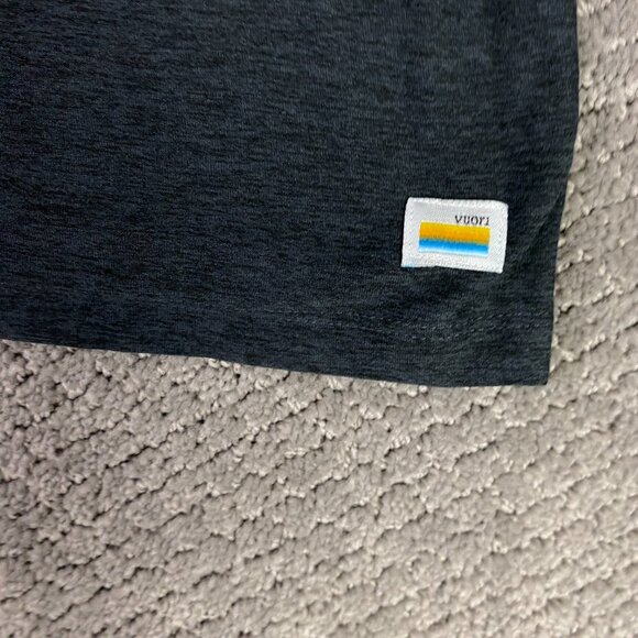 Vuori Strato Tech Polo Shirt Men's Large XL Black Stretch Golf Performance - Picture 3 of 7